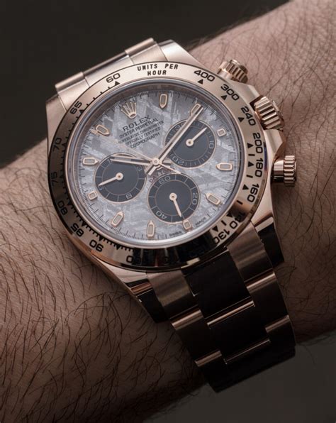 carbon fiber rolex watches|Rolex daytona with meteorite dial.